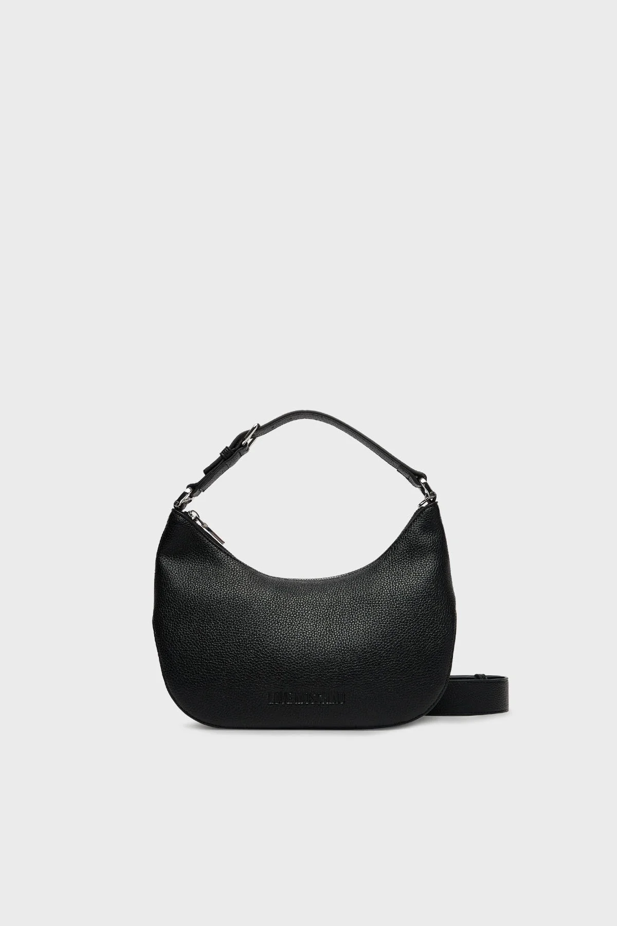 Love Moschino Logolu Çıkarılabilir Askılı Bayan Çanta JC4018PP1NLT000B SİYAH - 1