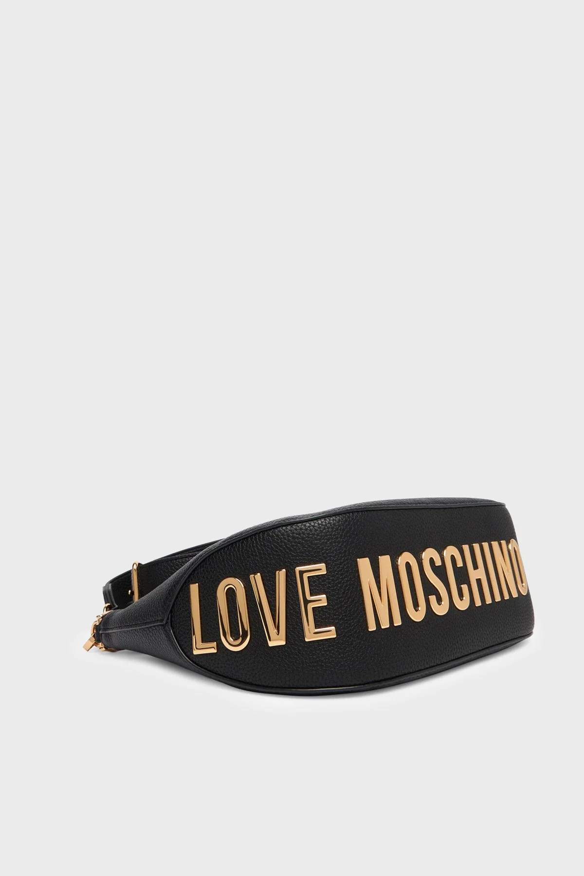 Love Moschino Logolu Çıkarılabilir Askılı Bayan Çanta JC4018PP1OLT0000 SİYAH - 6