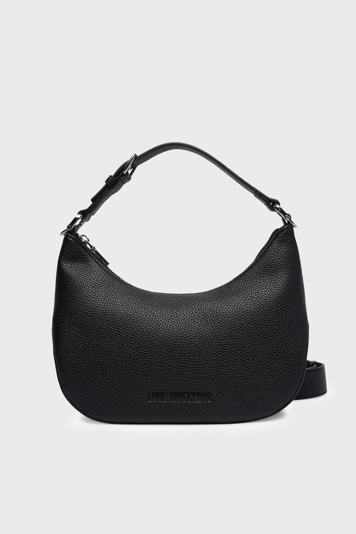 Love Moschino Logolu Çıkarılabilir Askılı Bayan Çanta JC4018PP1OLT000B SİYAH - 1