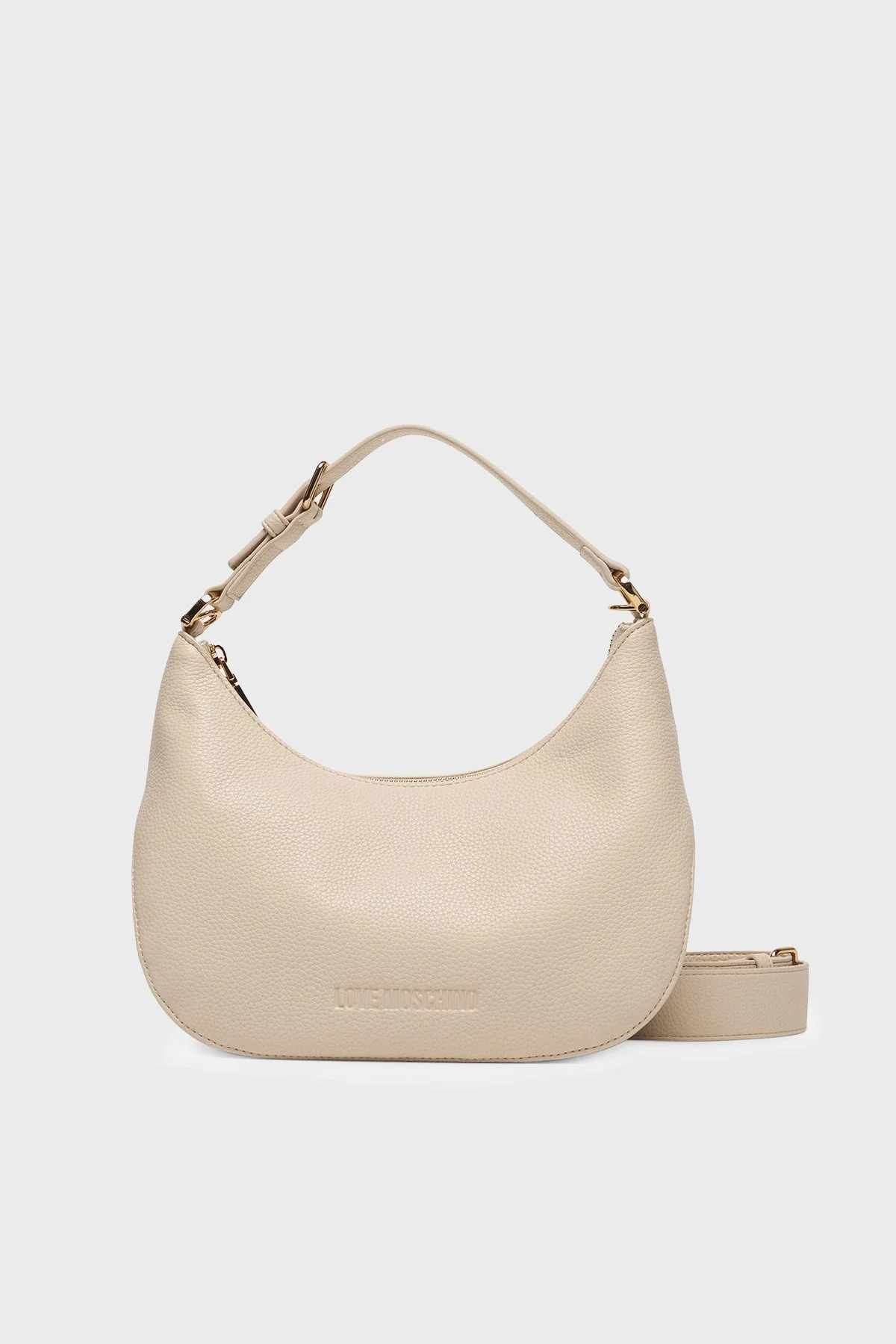 Love Moschino Logolu Çıkarılabilir Askılı Bayan Çanta JC4018PP1OLT0110 KREM - 1