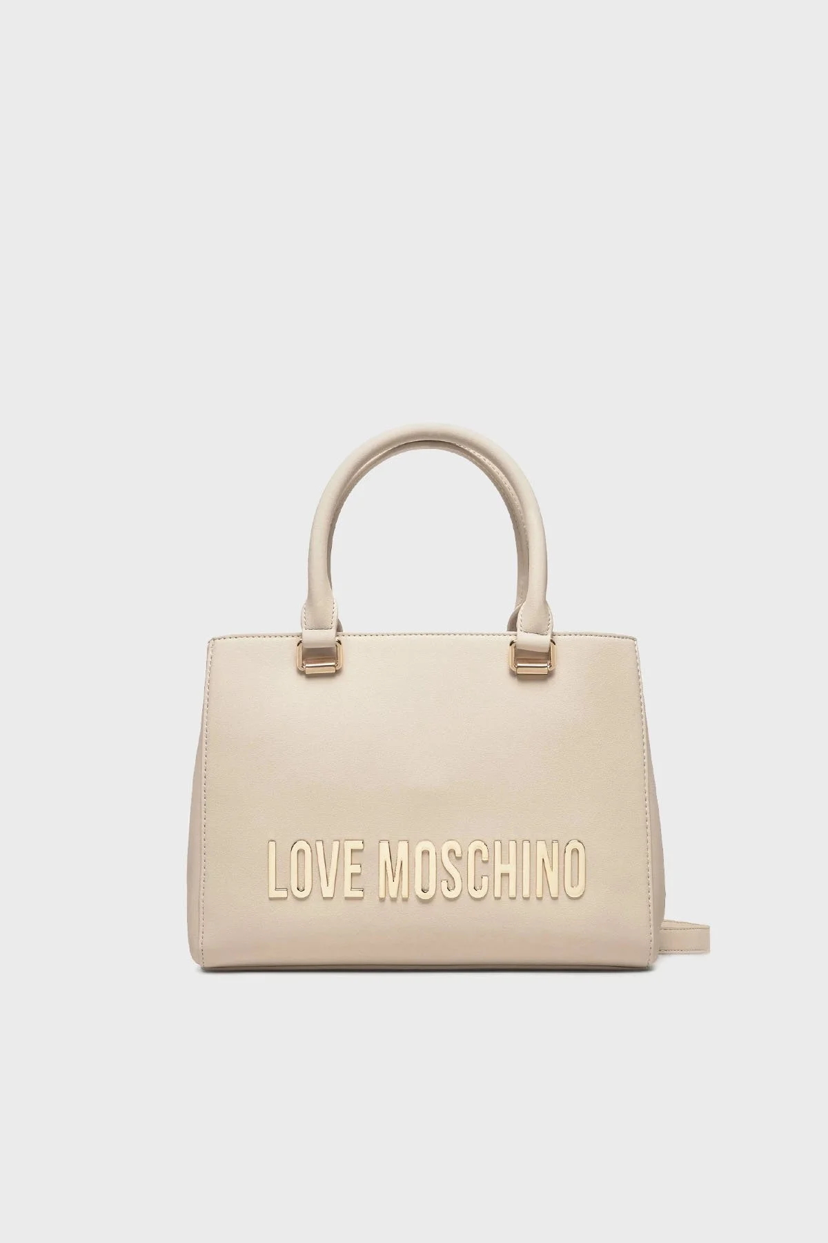 Love Moschino Logolu Çıkarılabilir Askılı Bayan Çanta JC4022PP1LKD0110 TAŞ - 7