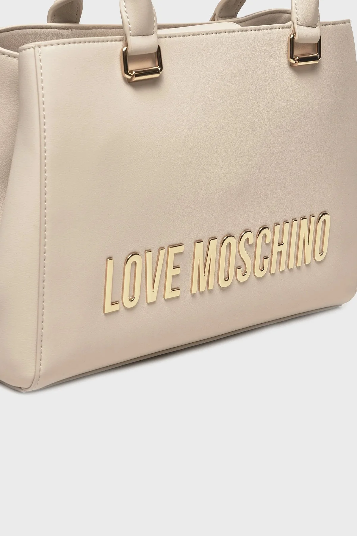 Love Moschino Logolu Çıkarılabilir Askılı Bayan Çanta JC4022PP1LKD0110 TAŞ - 12