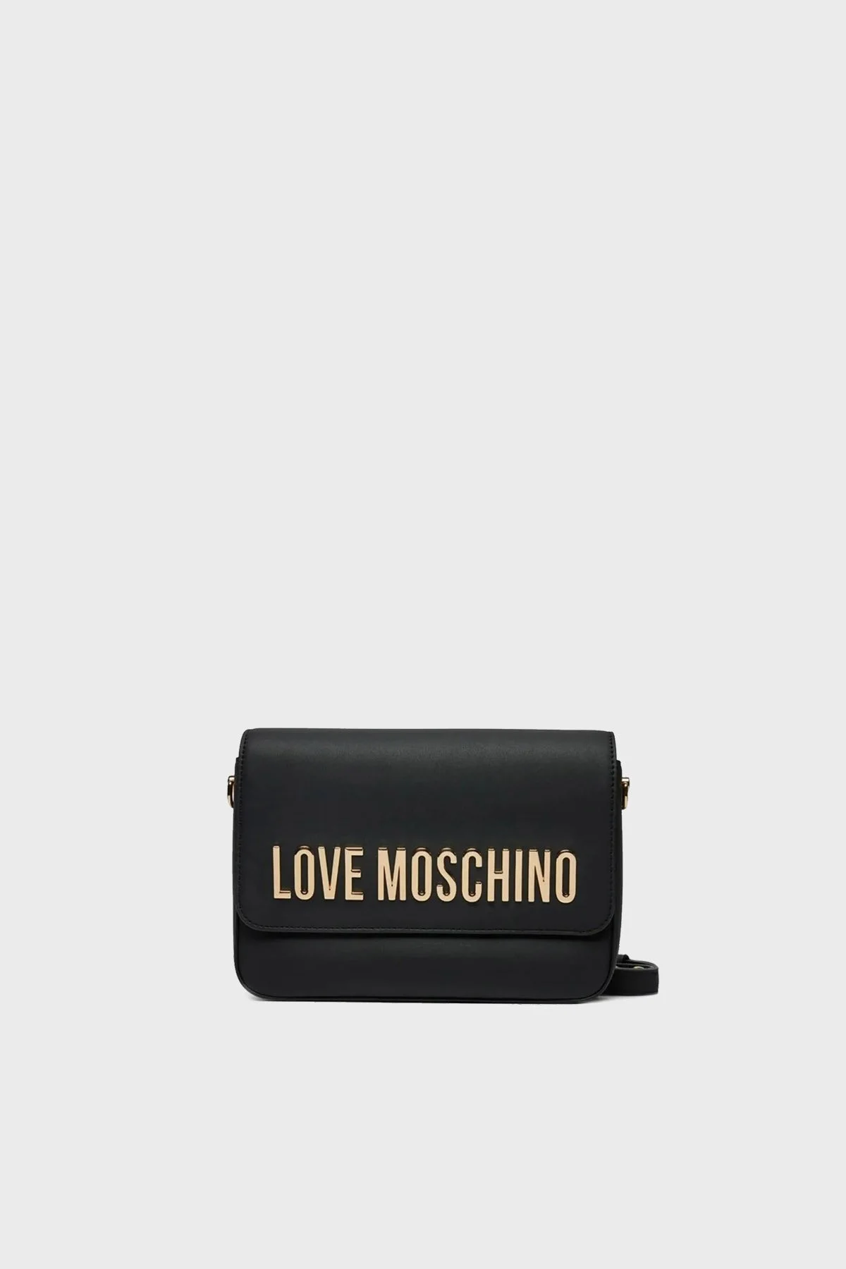 Love Moschino Logolu Çıkarılabilir Askılı Bayan Çanta JC4023PP1LKD0000 SİYAH - 7