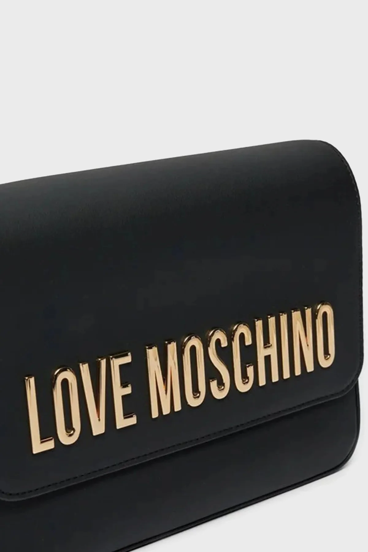 Love Moschino Logolu Çıkarılabilir Askılı Bayan Çanta JC4023PP1LKD0000 SİYAH - 11