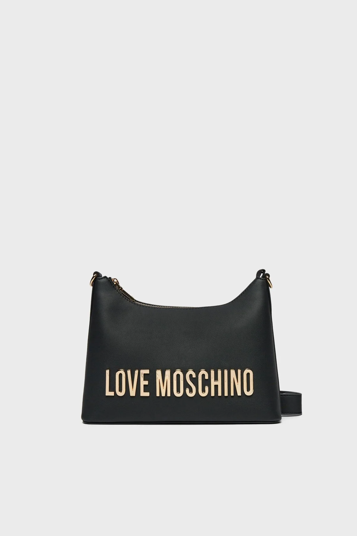 Love Moschino Logolu Çıkarılabilir Askılı Bayan Çanta JC4025PP1MKD0000 SİYAH - 1