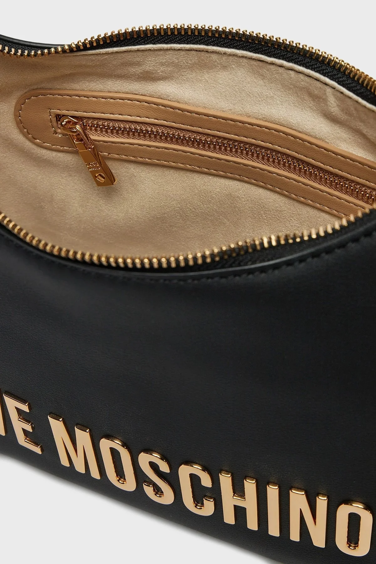 Love Moschino Logolu Çıkarılabilir Askılı Bayan Çanta JC4025PP1MKD0000 SİYAH - 3