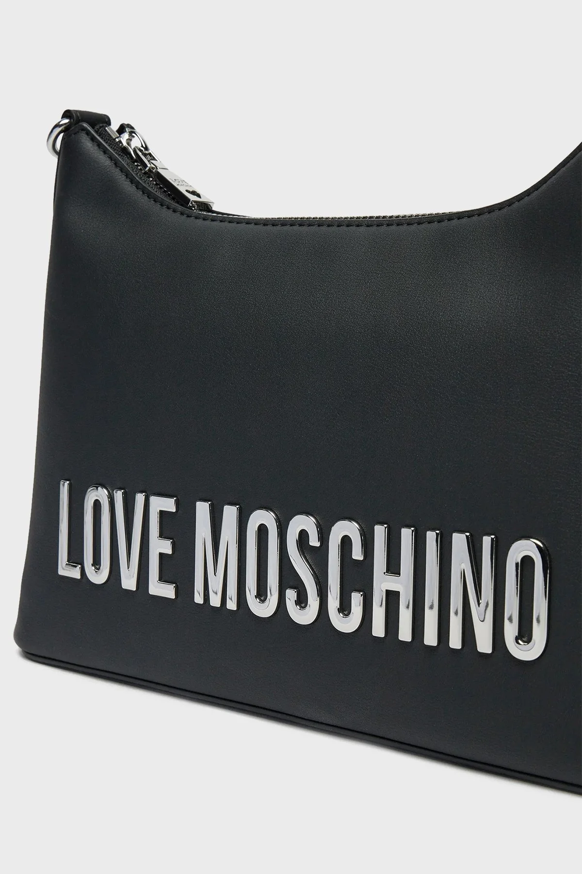 Love Moschino Logolu Çıkarılabilir Askılı Bayan Çanta JC4025PP1MKD000B SİYAH - 4