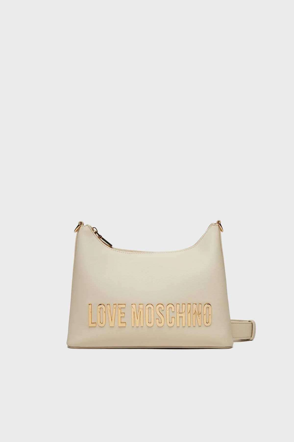 Love Moschino Logolu Çıkarılabilir Askılı Bayan Çanta JC4025PP1MKD0110 KREM - 1