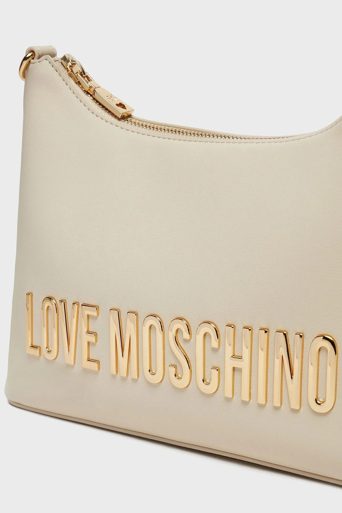 Love Moschino Logolu Çıkarılabilir Askılı Bayan Çanta JC4025PP1MKD0110 KREM - 4