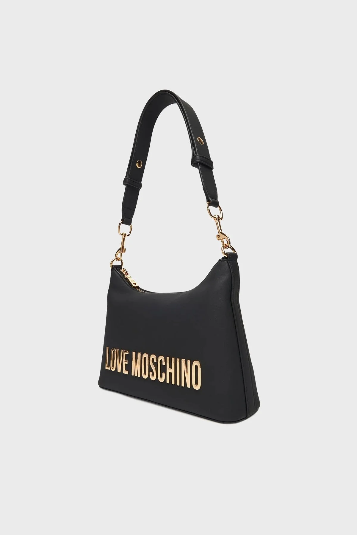 Love Moschino Logolu Çıkarılabilir Askılı Bayan Çanta JC4025PP1NKD0000 SİYAH - 4