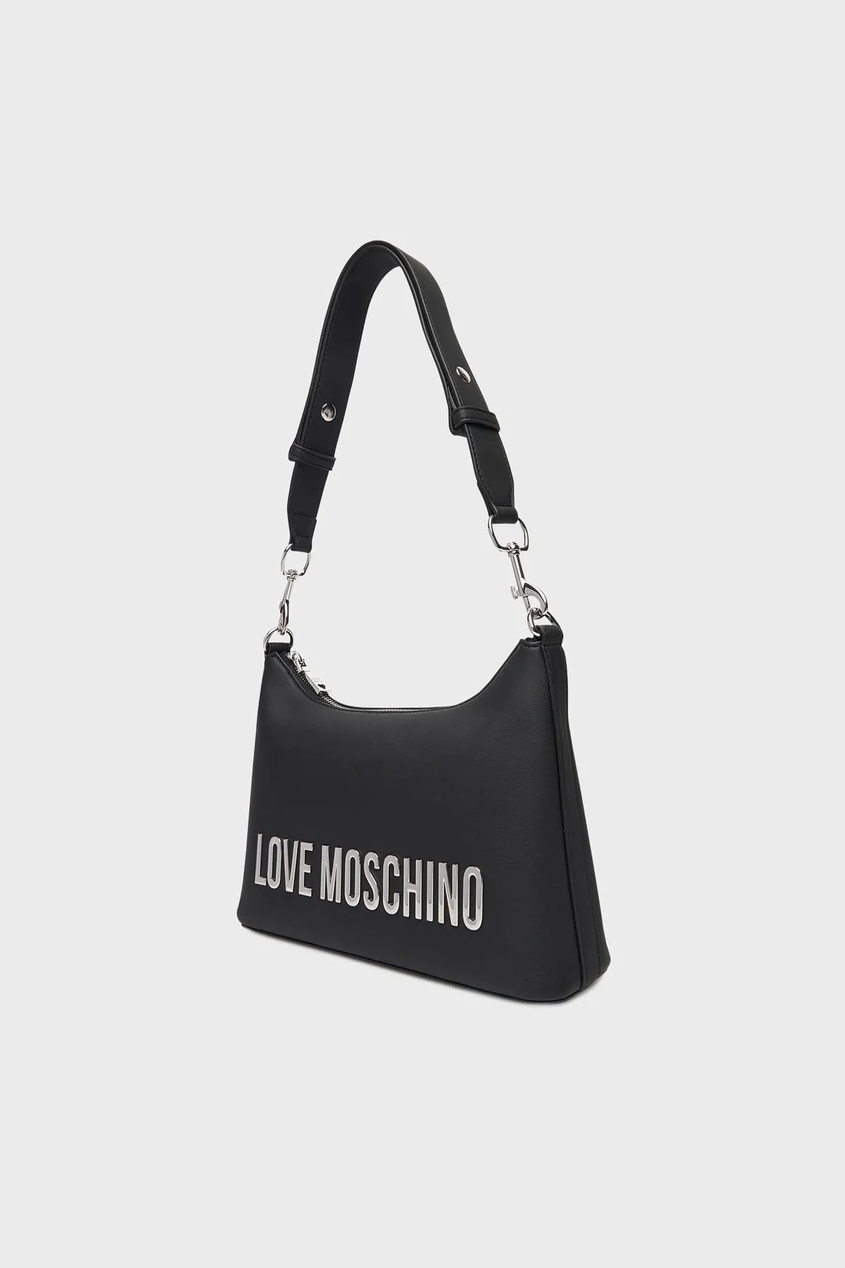 Love Moschino Logolu Çıkarılabilir Askılı Bayan Çanta JC4025PP1NKD000B SİYAH - 4