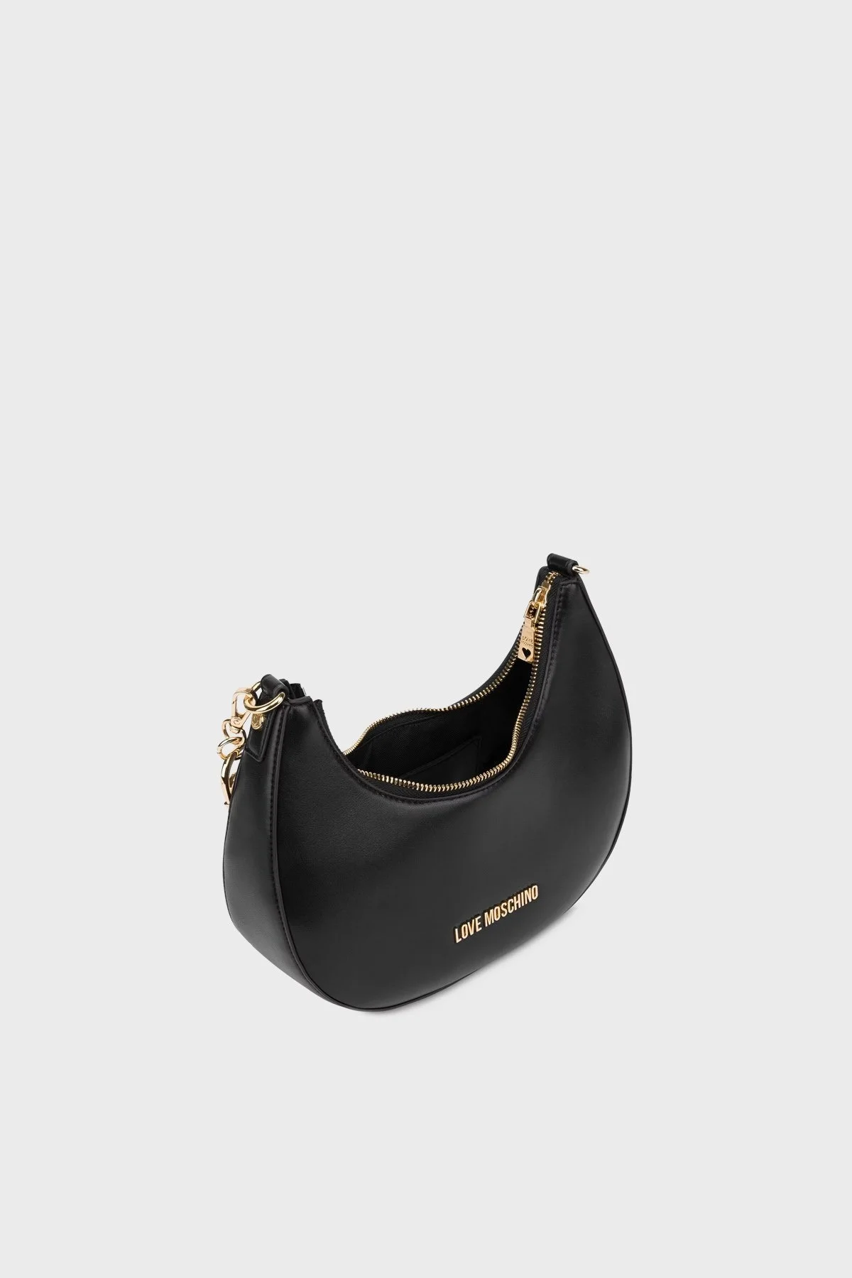 Love Moschino Logolu Çıkarılabilir Askılı Bayan Çanta JC4048PP1MLF0000 SİYAH - 3