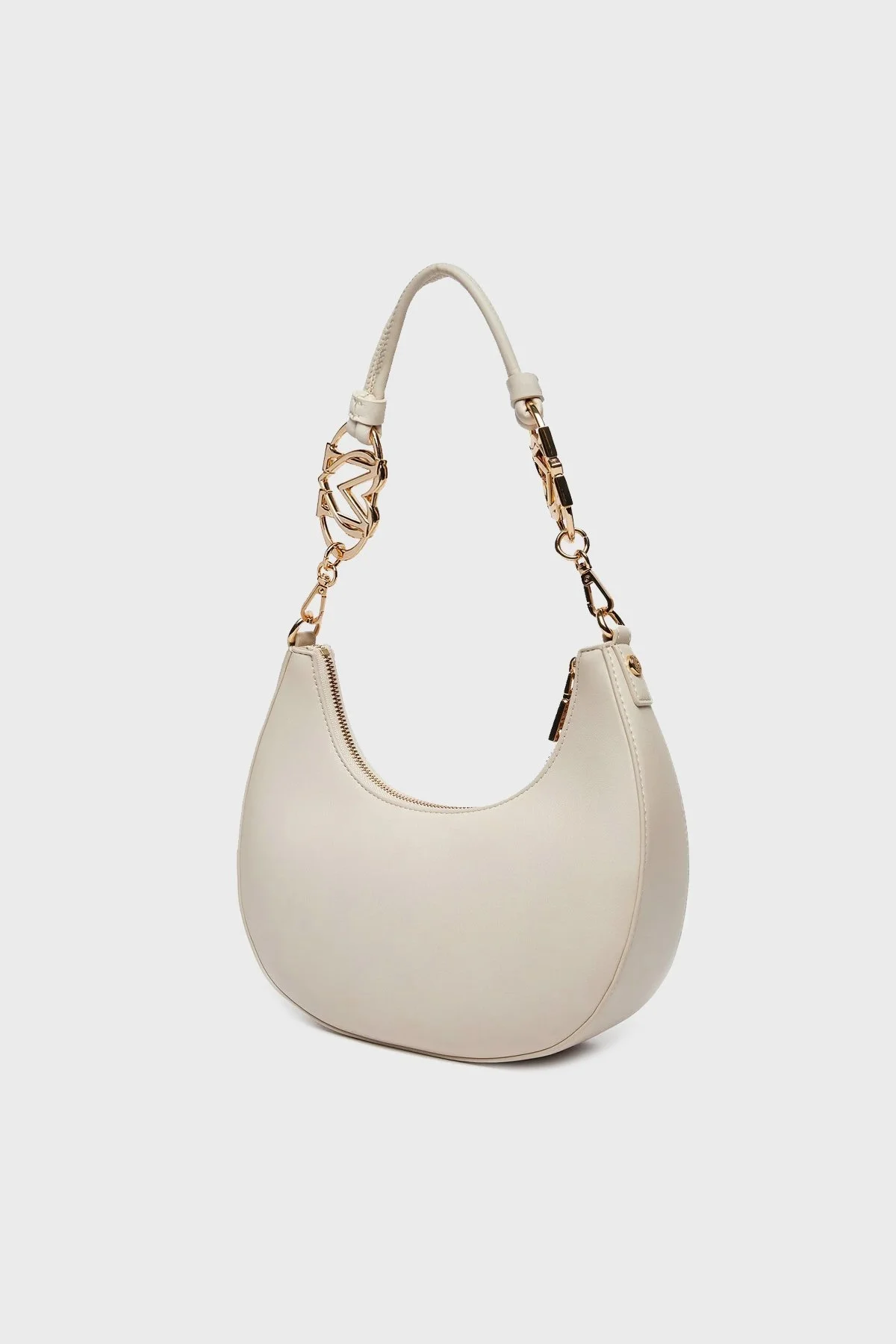 Love Moschino Logolu Çıkarılabilir Askılı Bayan Çanta JC4048PP1MLF0110 KREM - 2