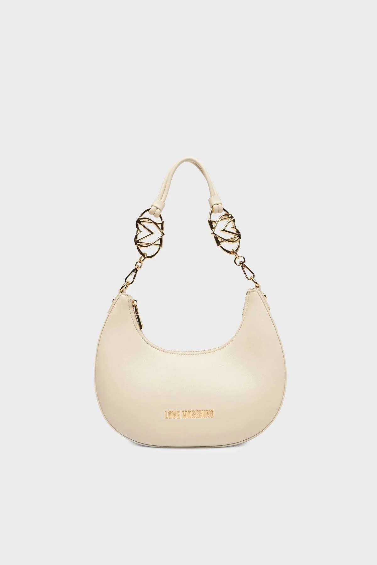 Love Moschino Logolu Çıkarılabilir Askılı Bayan Çanta JC4048PP1NLF0110 BEJ - 1