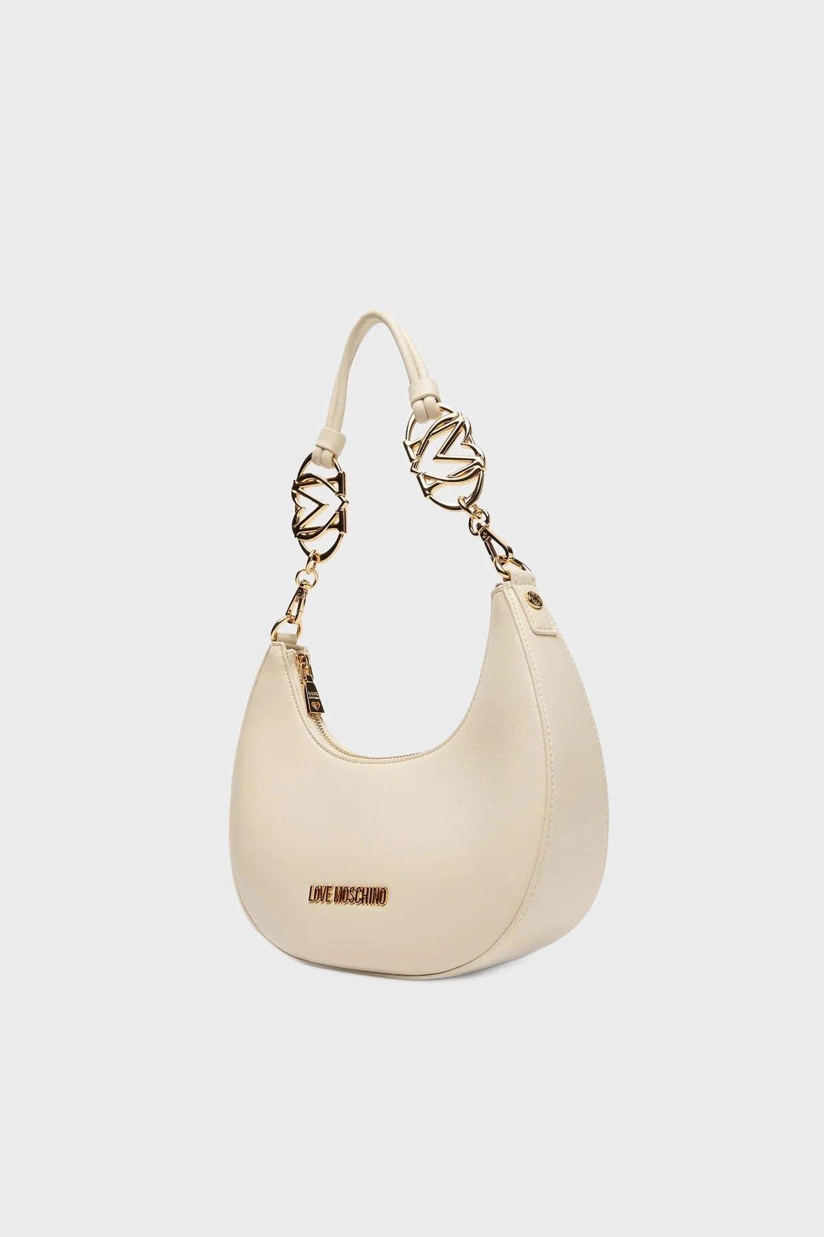 Love Moschino Logolu Çıkarılabilir Askılı Bayan Çanta JC4048PP1NLF0110 BEJ - 5