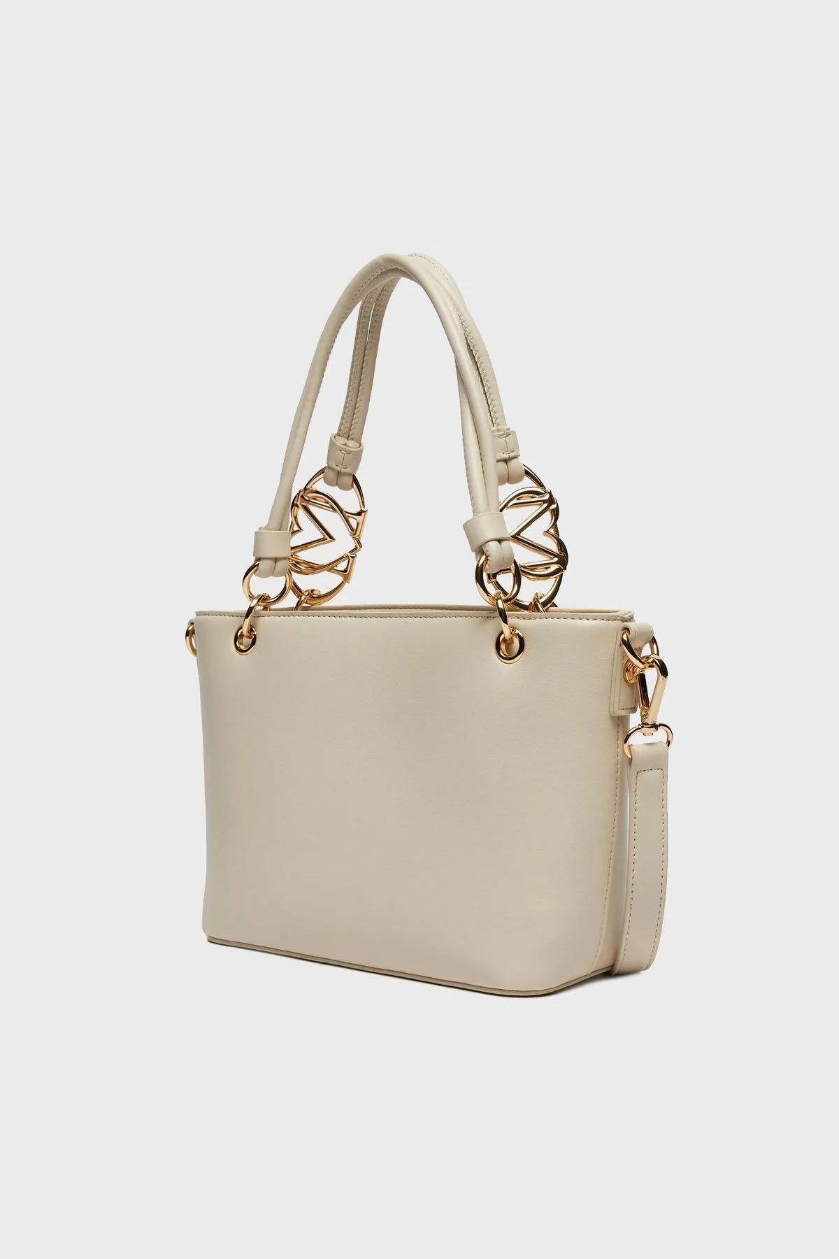 Love Moschino Logolu Çıkarılabilir Askılı Bayan Çanta JC4052PP1MLF0110 KREM - 6