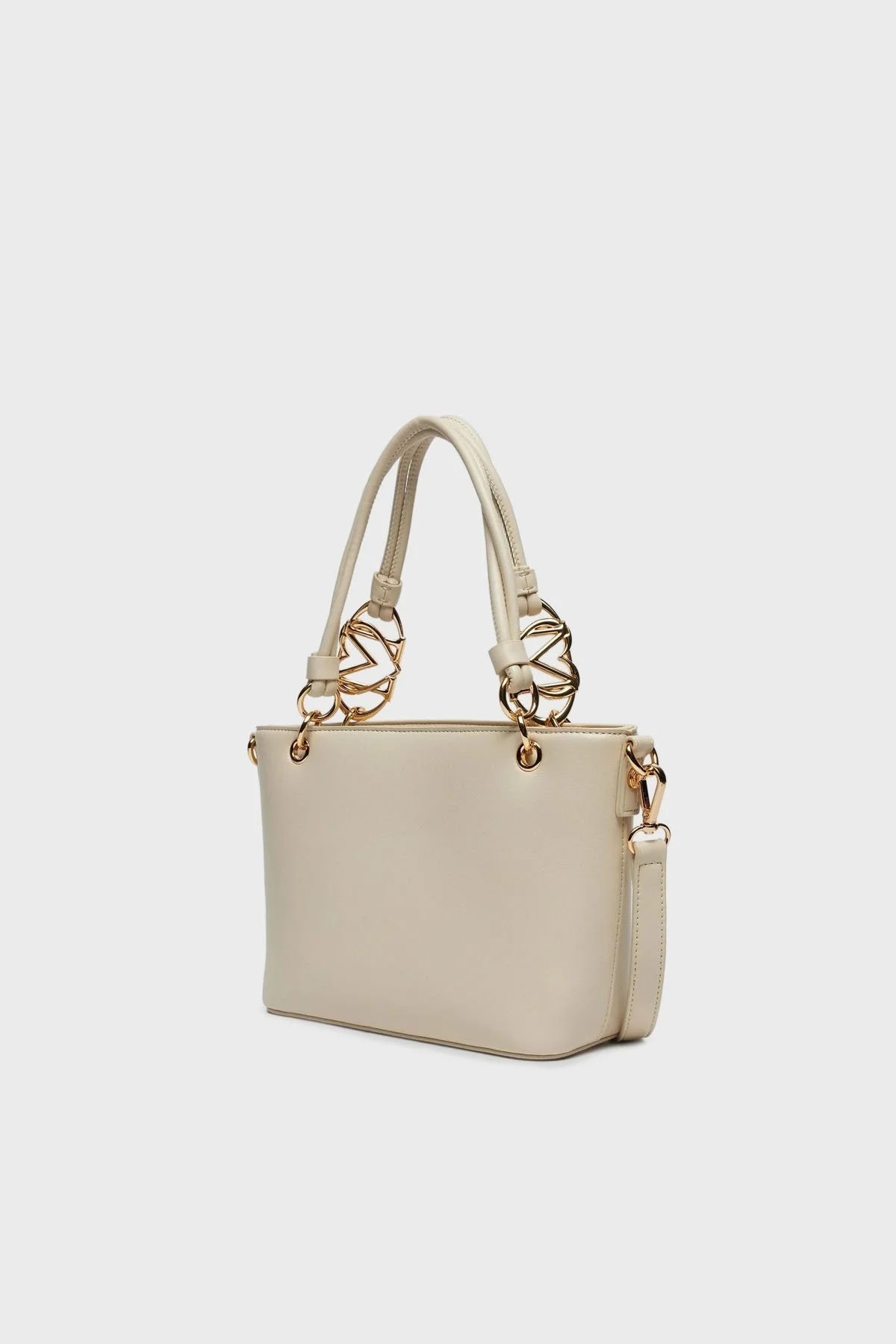 Love Moschino Logolu Çıkarılabilir Askılı Bayan Çanta JC4052PP1NLF0110 BEJ - 3
