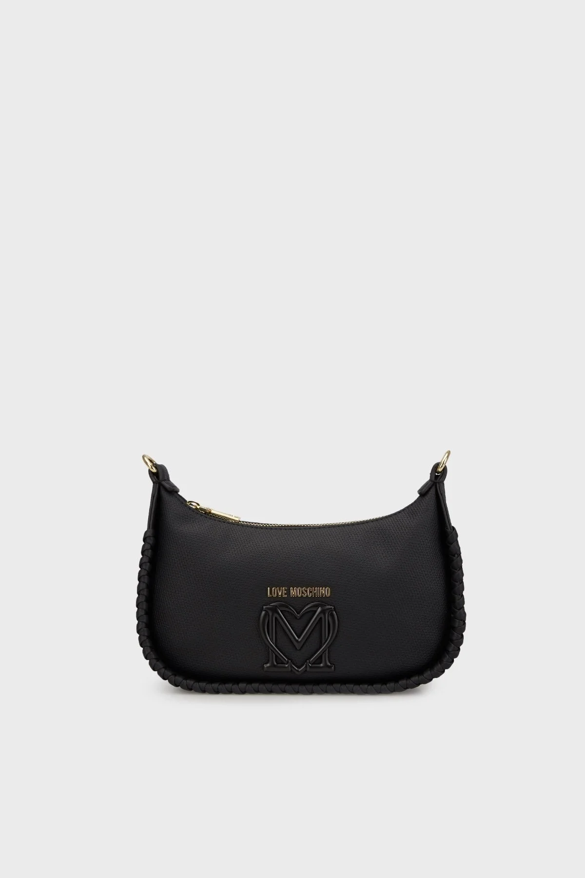 Love Moschino Logolu Çıkarılabilir Askılı Bayan Çanta JC4128PP1MLJ0000 SİYAH - 4