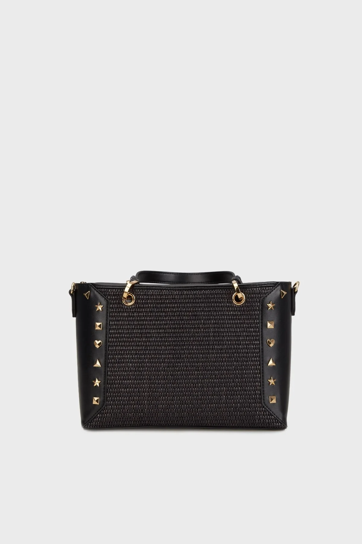 Love Moschino Logolu Çıkarılabilir Askılı Bayan Çanta JC4276PP0MKW100A SİYAH - 6