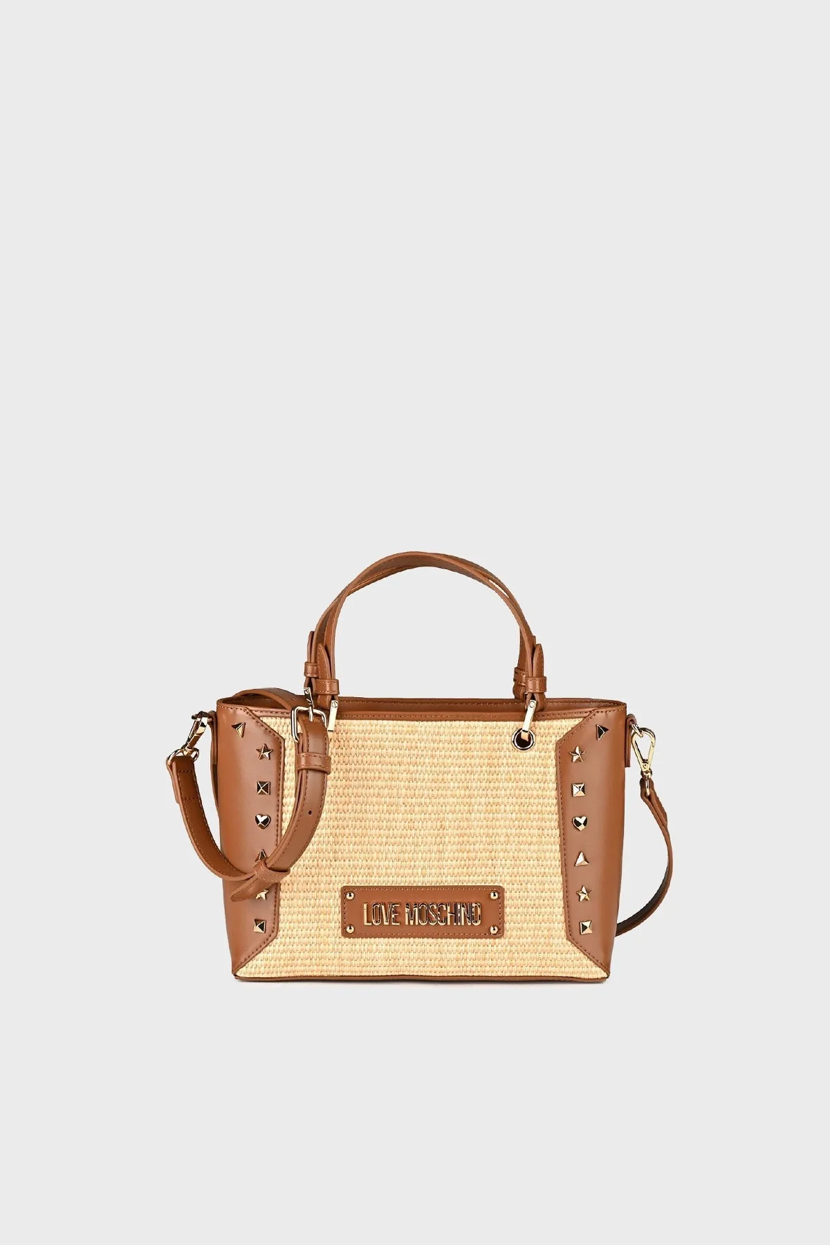 Love Moschino Logolu Çıkarılabilir Askılı Bayan Çanta JC4276PP0MKW110A BEJ - 6