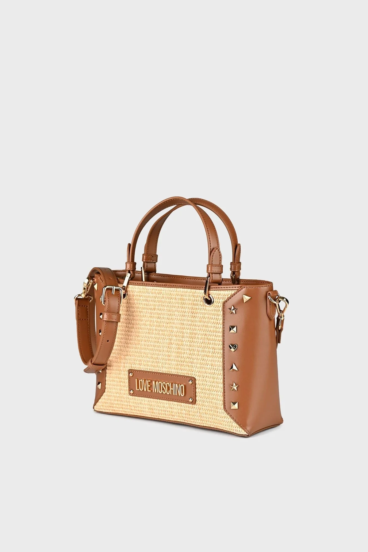 Love Moschino Logolu Çıkarılabilir Askılı Bayan Çanta JC4276PP0MKW110A BEJ - 8