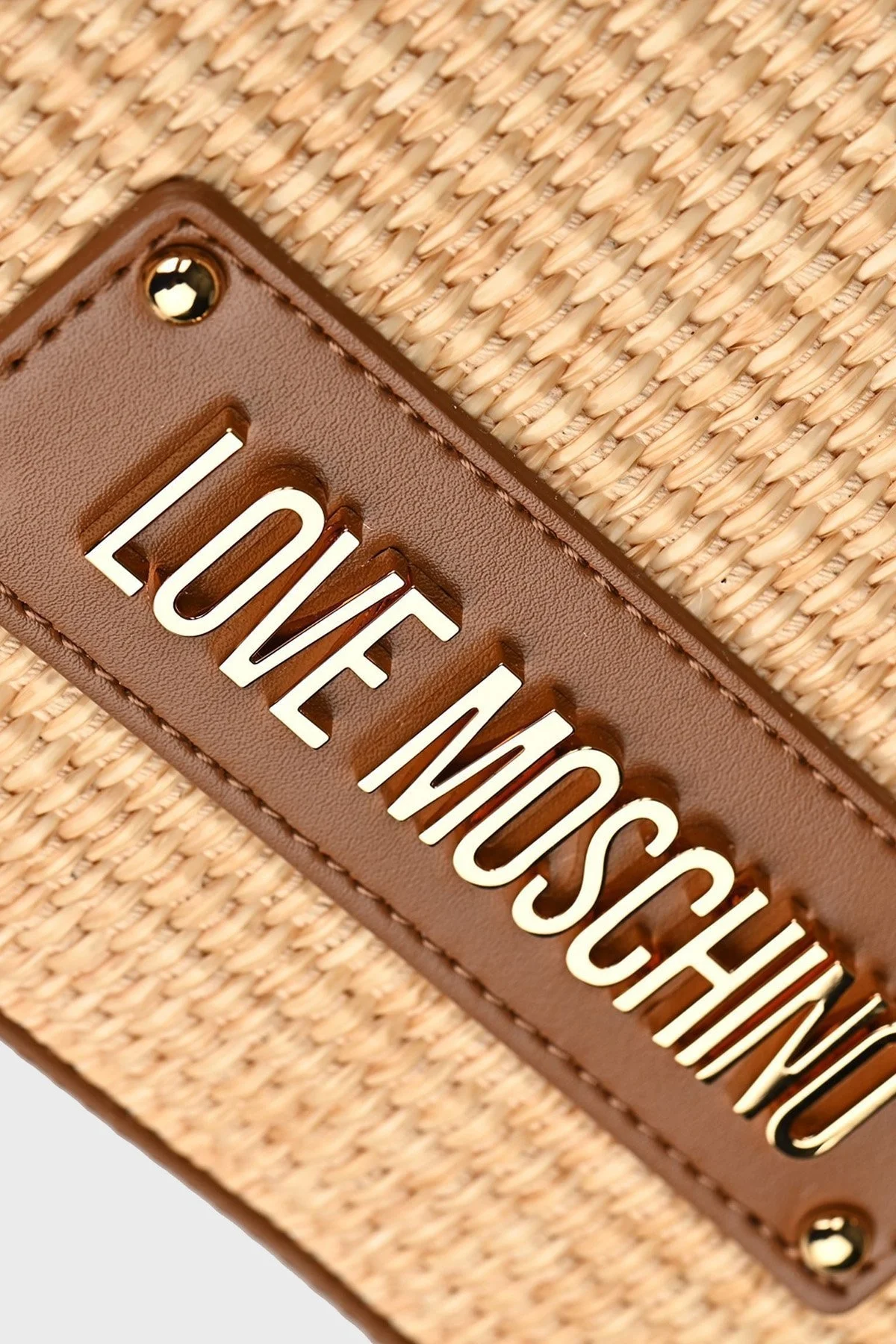 Love Moschino Logolu Çıkarılabilir Askılı Bayan Çanta JC4276PP0MKW110A BEJ - 10