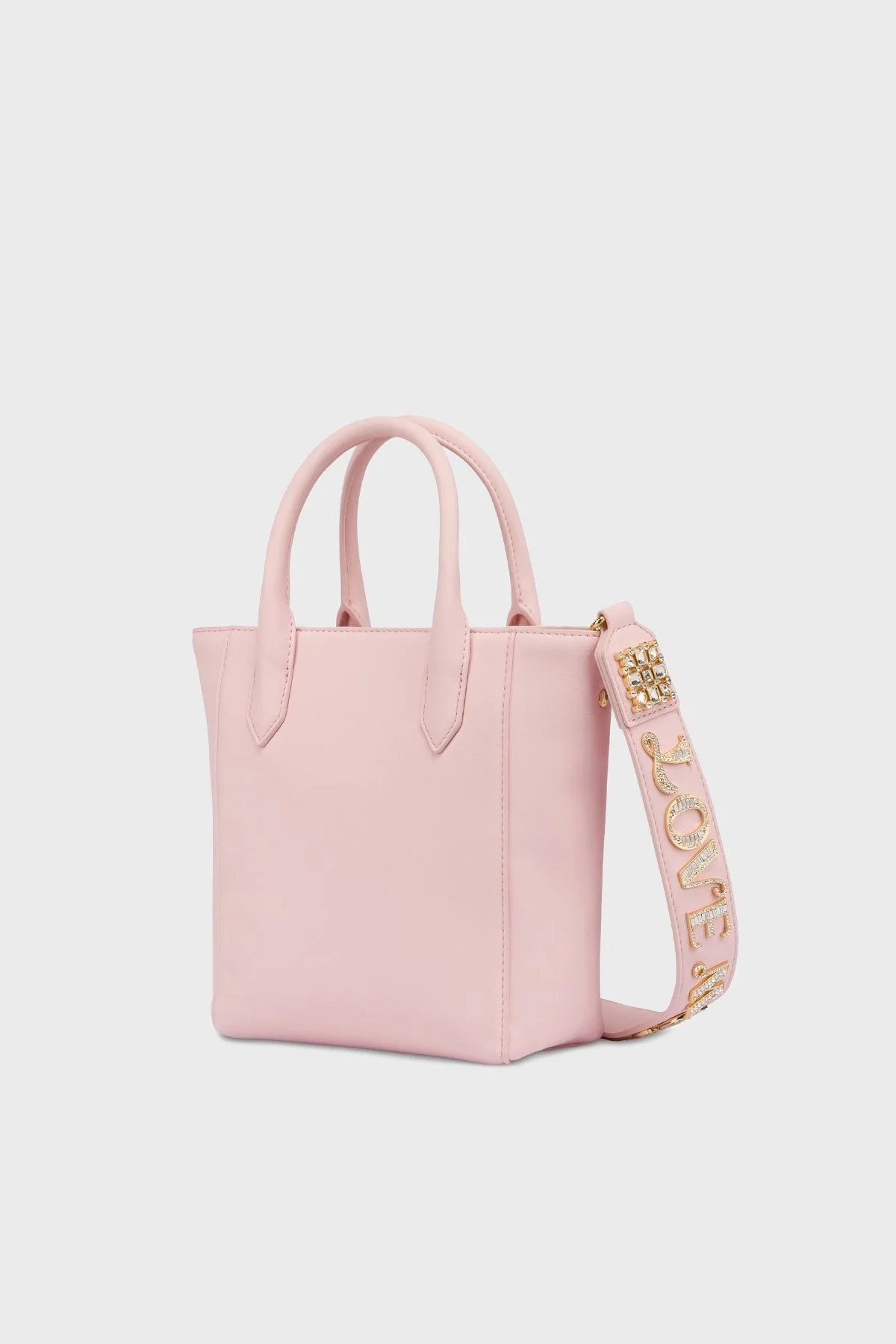 Love Moschino Logolu Çıkarılabilir Askılı Bayan Çanta JC4277PP0MKI0601 PUDRA - 6