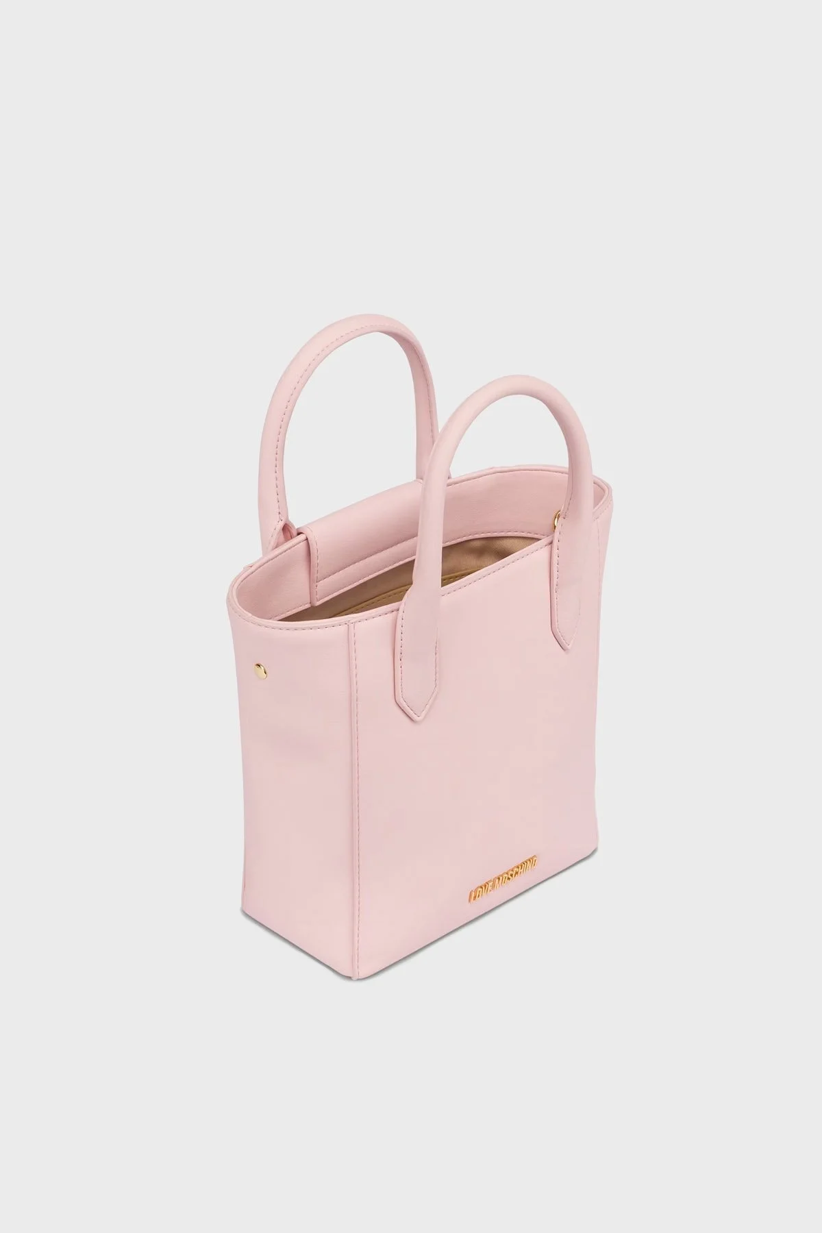 Love Moschino Logolu Çıkarılabilir Askılı Bayan Çanta JC4277PP0MKI0601 PUDRA - 7