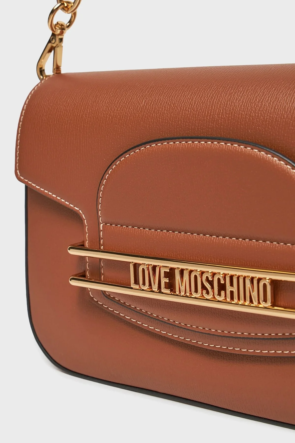 Love Moschino Logolu Çıkarılabilir Askılı Bayan Çanta JC4345PP0LKP0208 TABA - 5