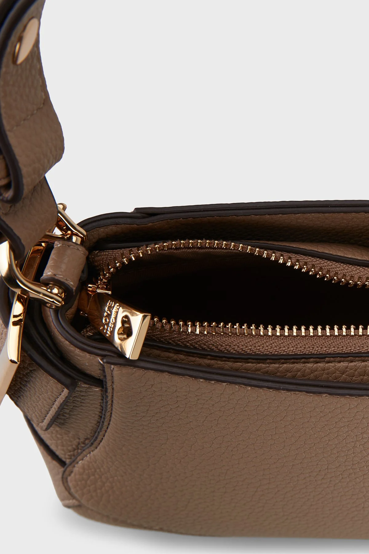 Love Moschino Logolu Çıkarılabilir Askılı Kadın Çanta JC4098PP1PLT1105 Taba - 4