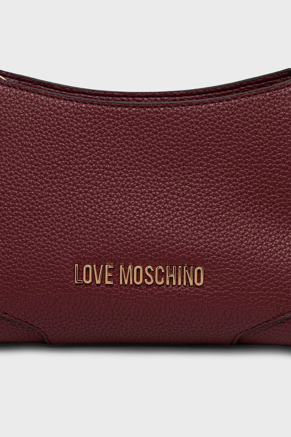 Love Moschino Logolu Çıkarılabilir Askılı Kadın Çanta JC4098PP1PLT1552 Bordo - 4