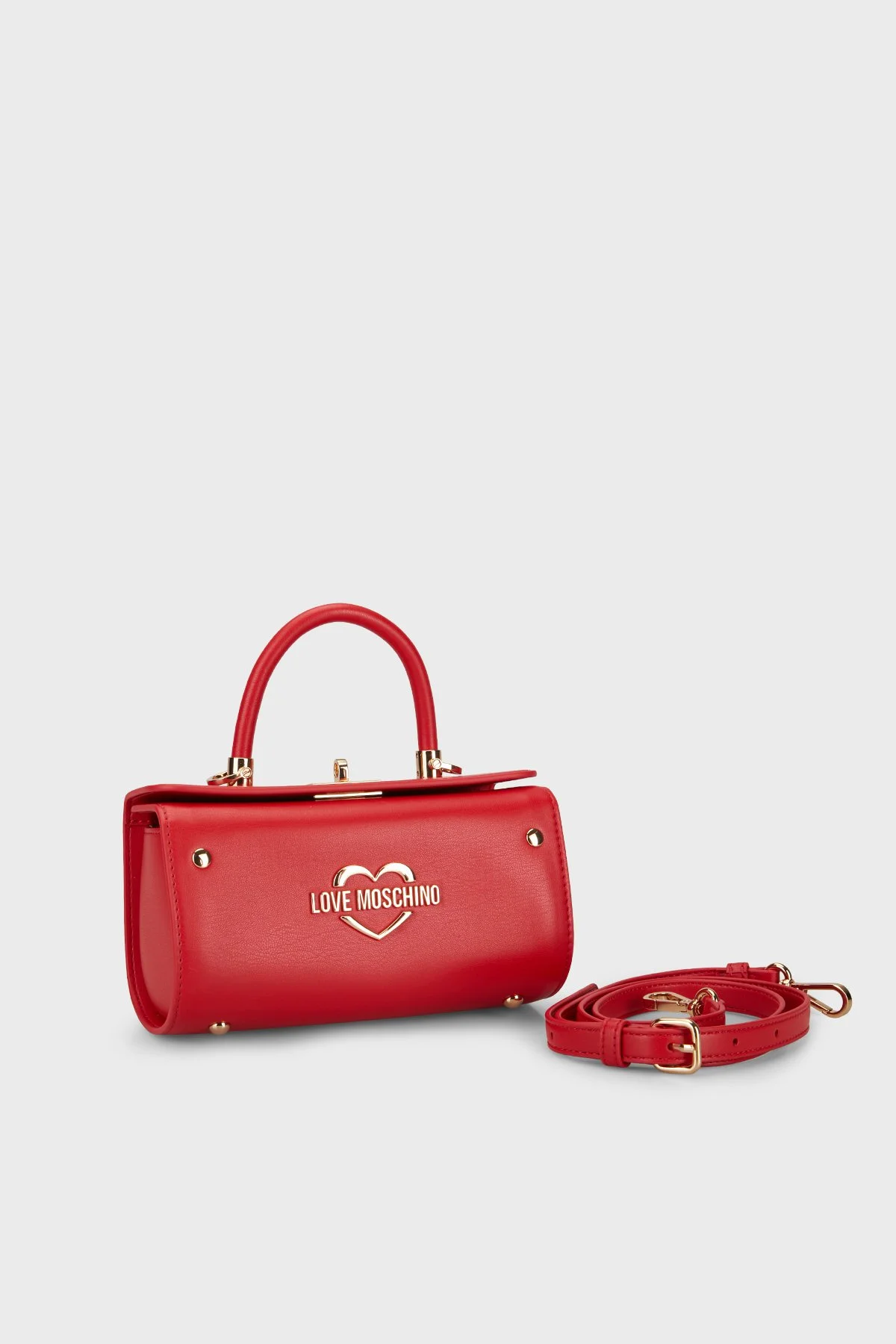 Love Moschino Logolu Çıkarılabilir Askılı Kadın Çanta JC4118PP1PLO3500 Kırmızı - 3