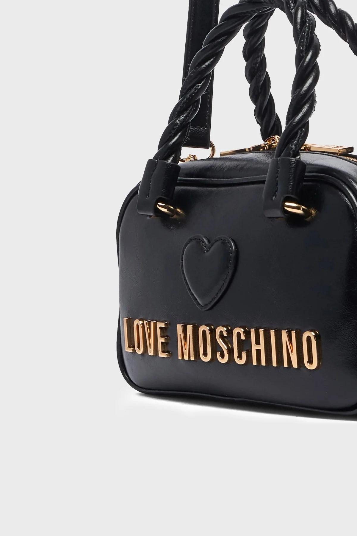 Love Moschino Logolu Çıkarılabilir Askılı Kadın Çanta JC4134PP1PL1100A Siyah - 5