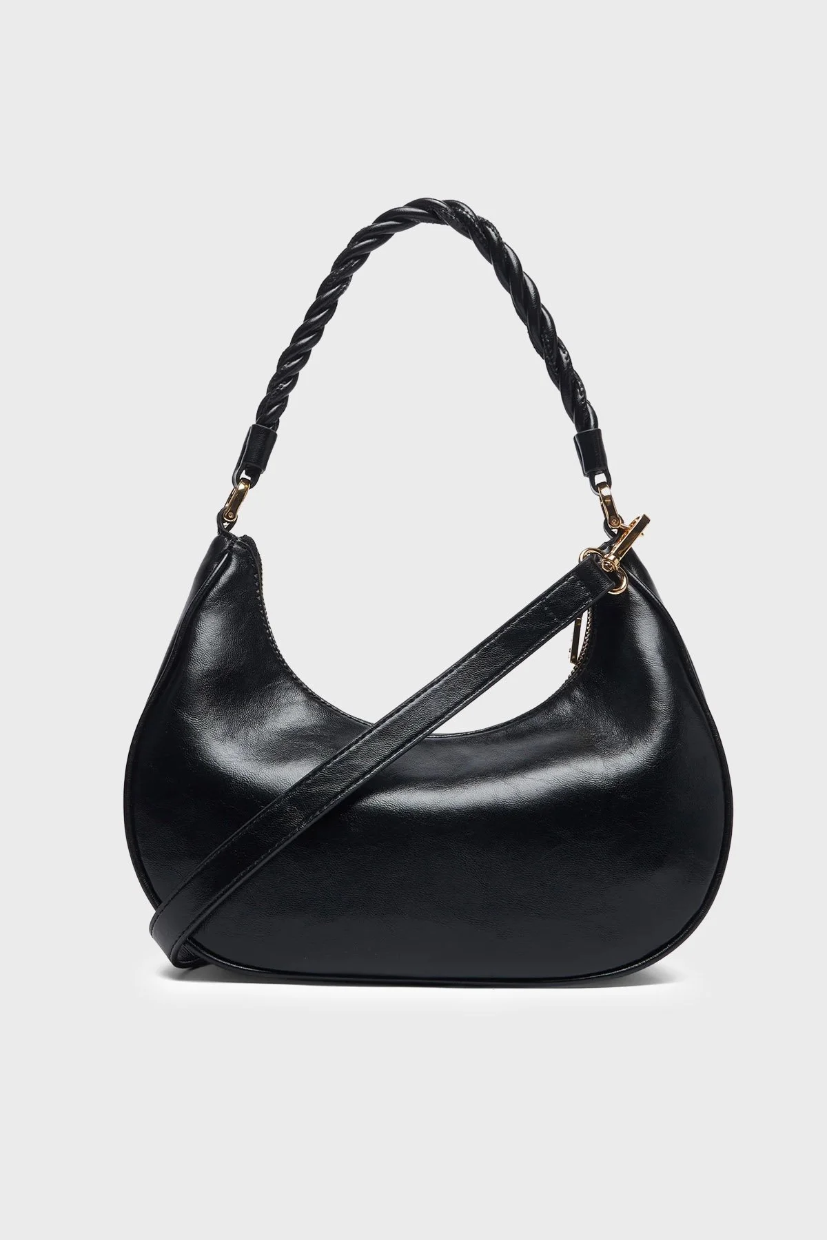 Love Moschino Logolu Çıkarılabilir Askılı Kadın Çanta JC4135PP1PL1100A Siyah - 2