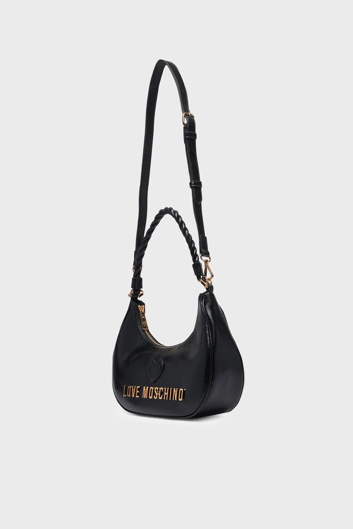 Love Moschino Logolu Çıkarılabilir Askılı Kadın Çanta JC4135PP1PL1100A Siyah - 3