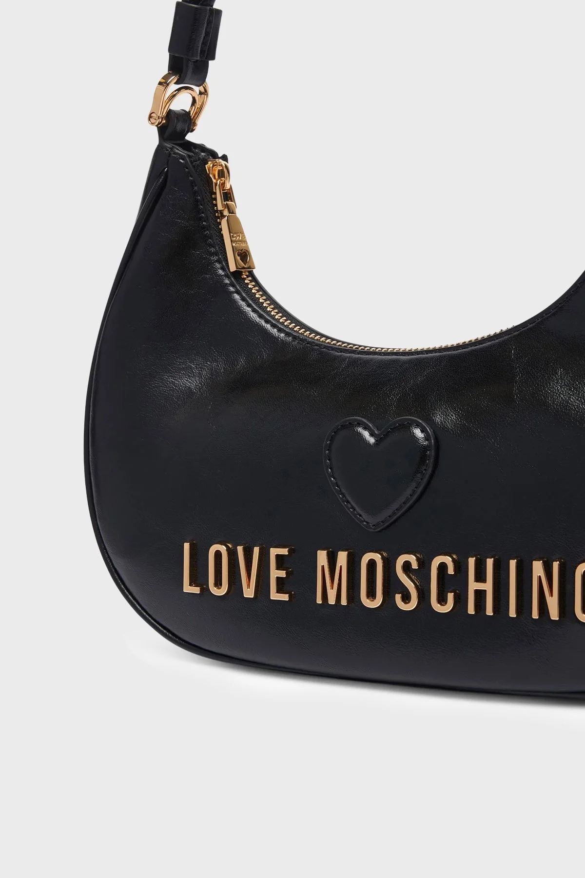 Love Moschino Logolu Çıkarılabilir Askılı Kadın Çanta JC4135PP1PL1100A Siyah - 5