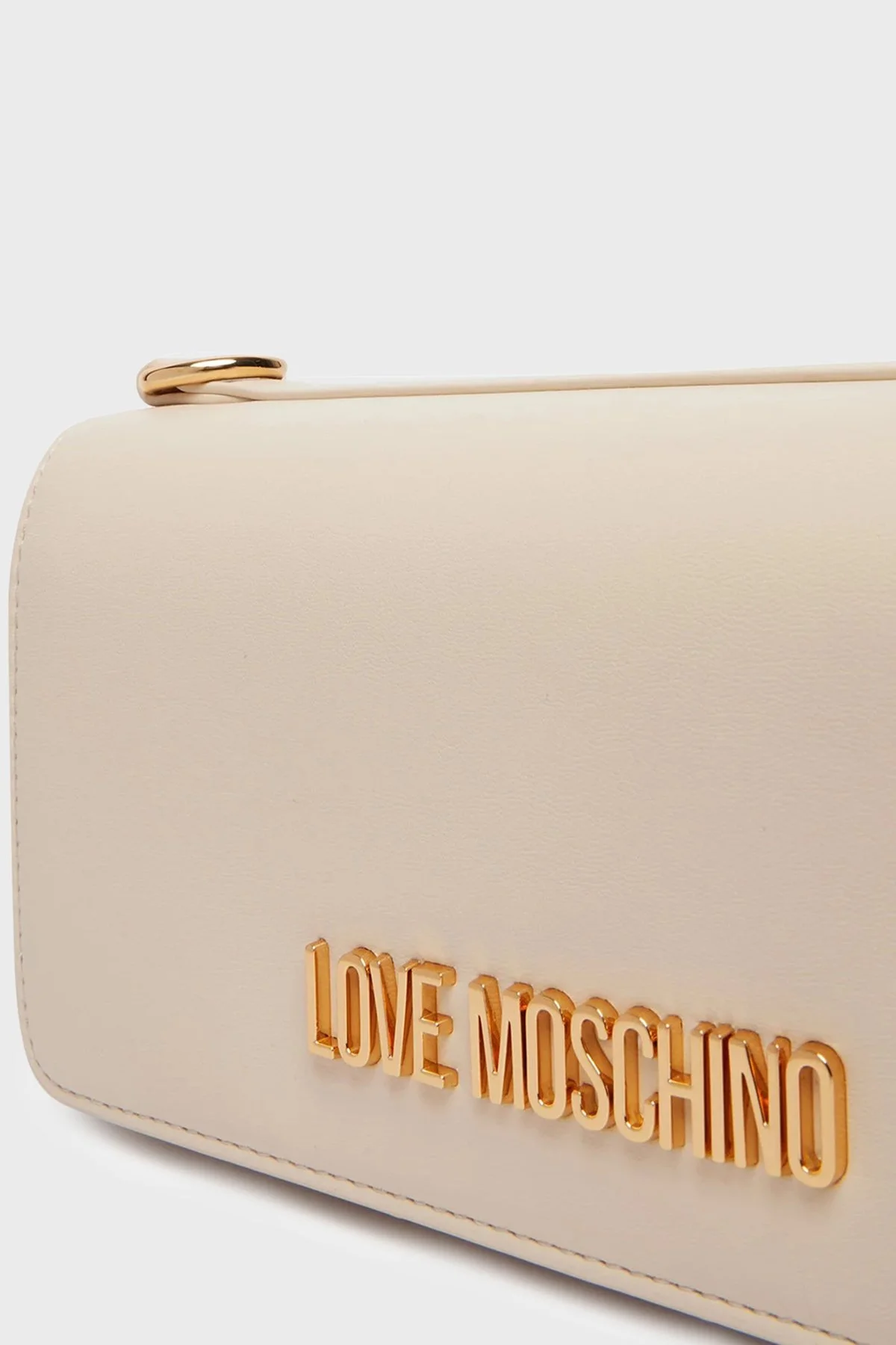 Love Moschino Logolu Çıkarılabilir Askılı Kadın Çanta JC4170PP1OLX0110 BEJ - 4