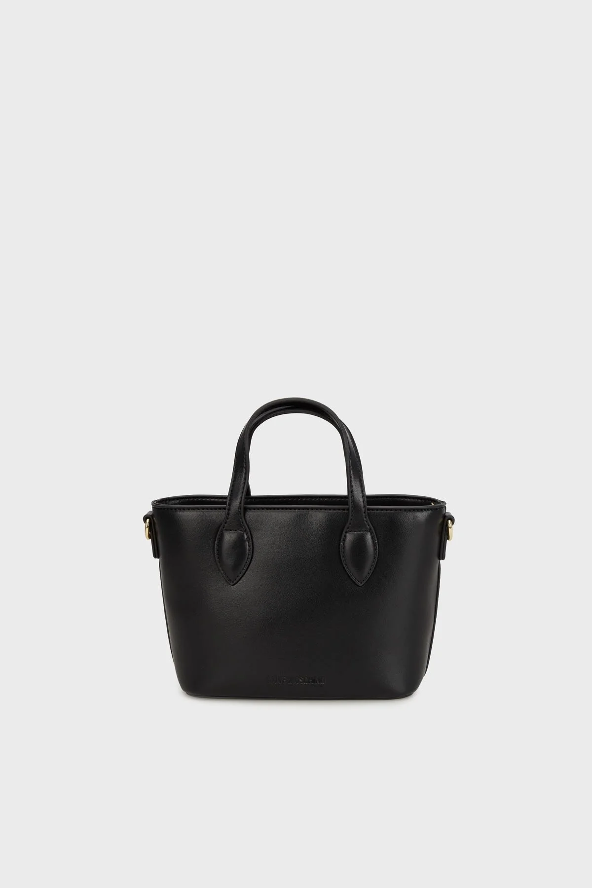 Love Moschino Logolu Çıkarılabilir Askılı Mini Bayan Çanta JC4185PP1NLP0000 SİYAH - 2