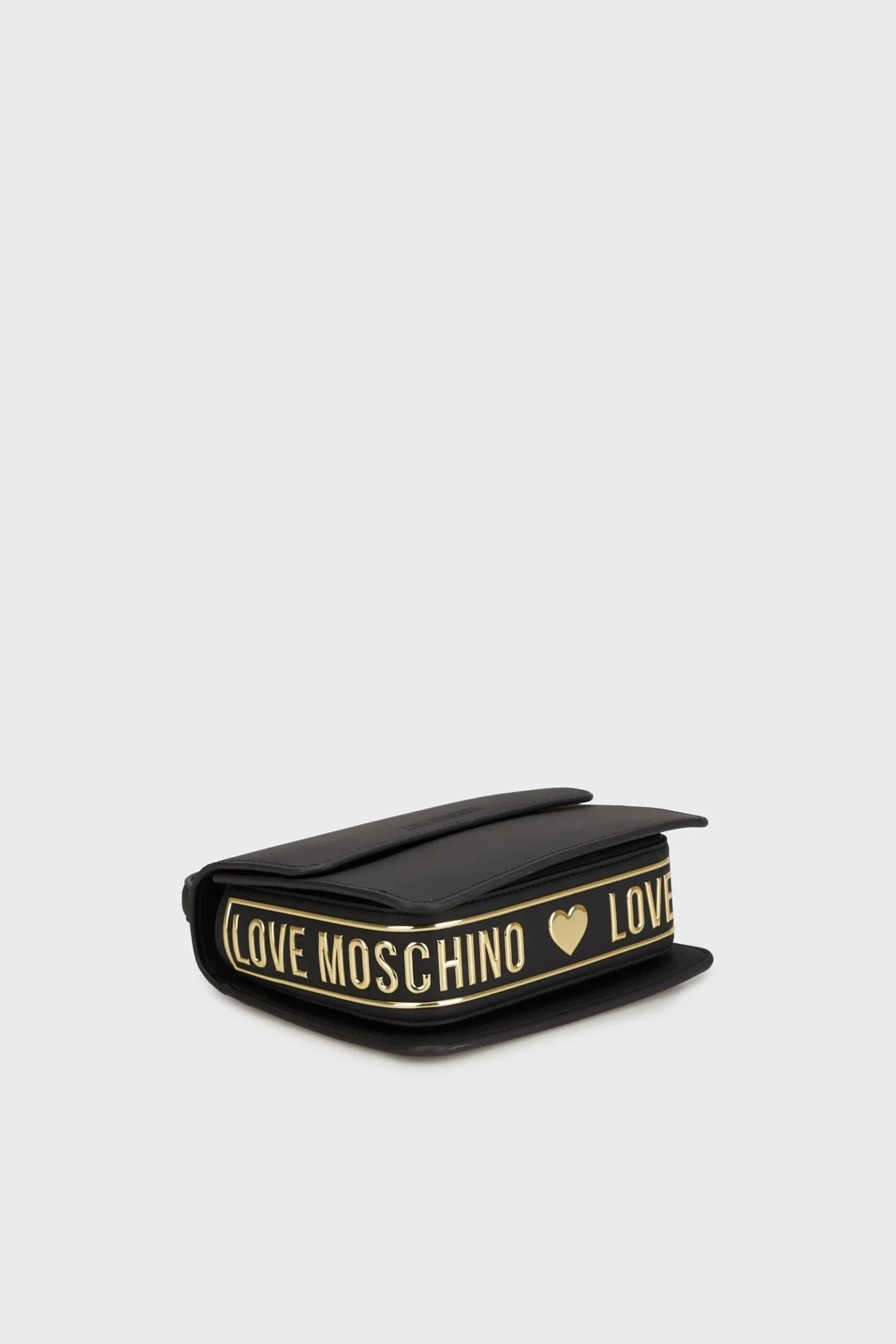 Love Moschino Logolu Çıkarılabilir Askılı Mini Bayan Çanta JC4289PP1NL1400A SİYAH - 4