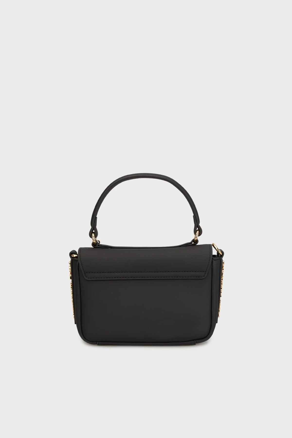 Love Moschino Logolu Çıkarılabilir Askılı Mini Bayan Çanta JC4294PP1NL1500A SİYAH - 2