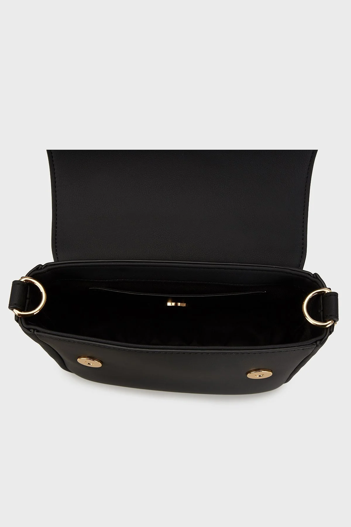 Love Moschino Logolu Çıkarılabilir Askılı Mini Bayan Çanta JC4294PP1NL1500A SİYAH - 3