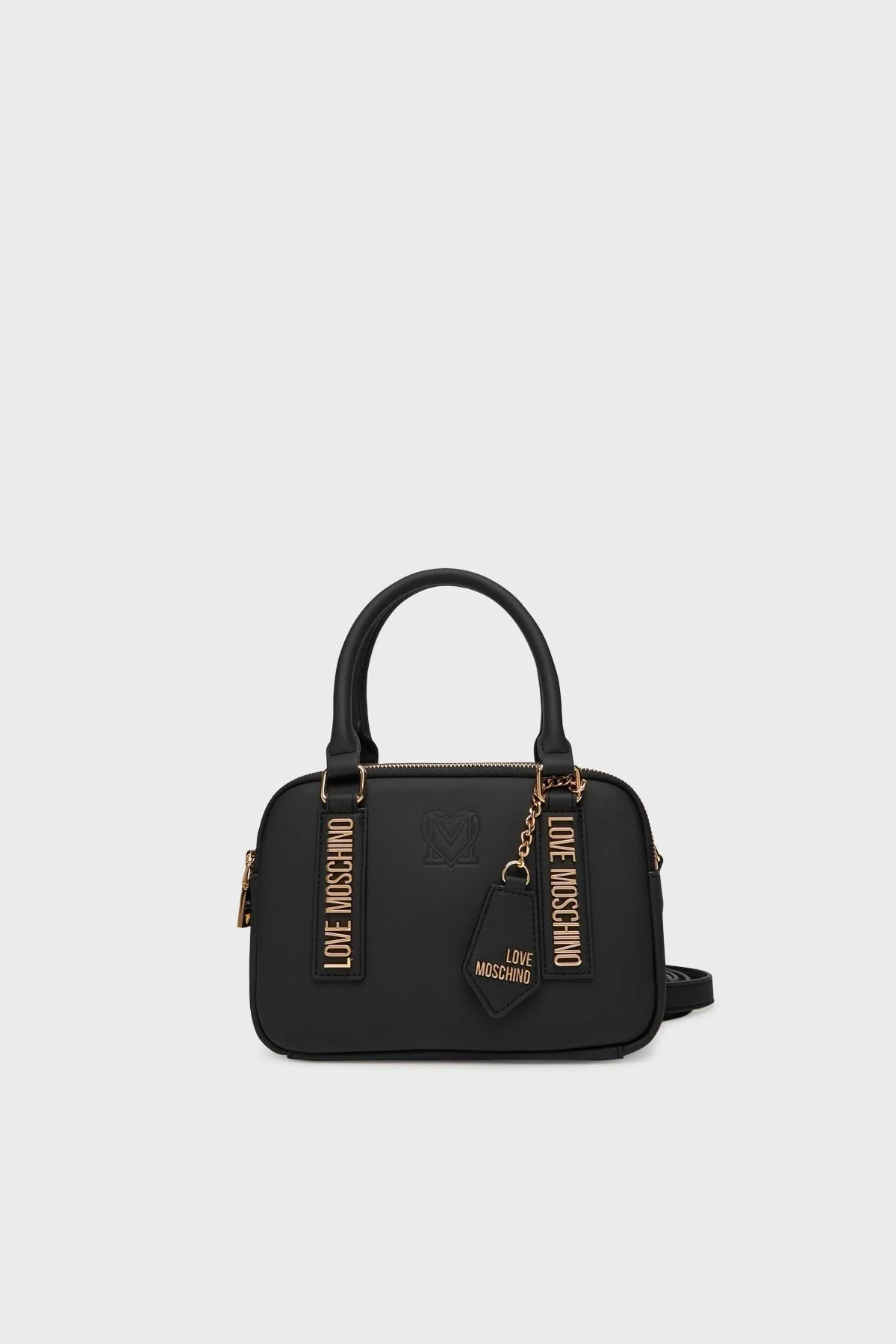 Love Moschino Logolu Çıkarılabilir Askılı Mini Bayan Çanta JC4295PP1NL1500A SİYAH - 1
