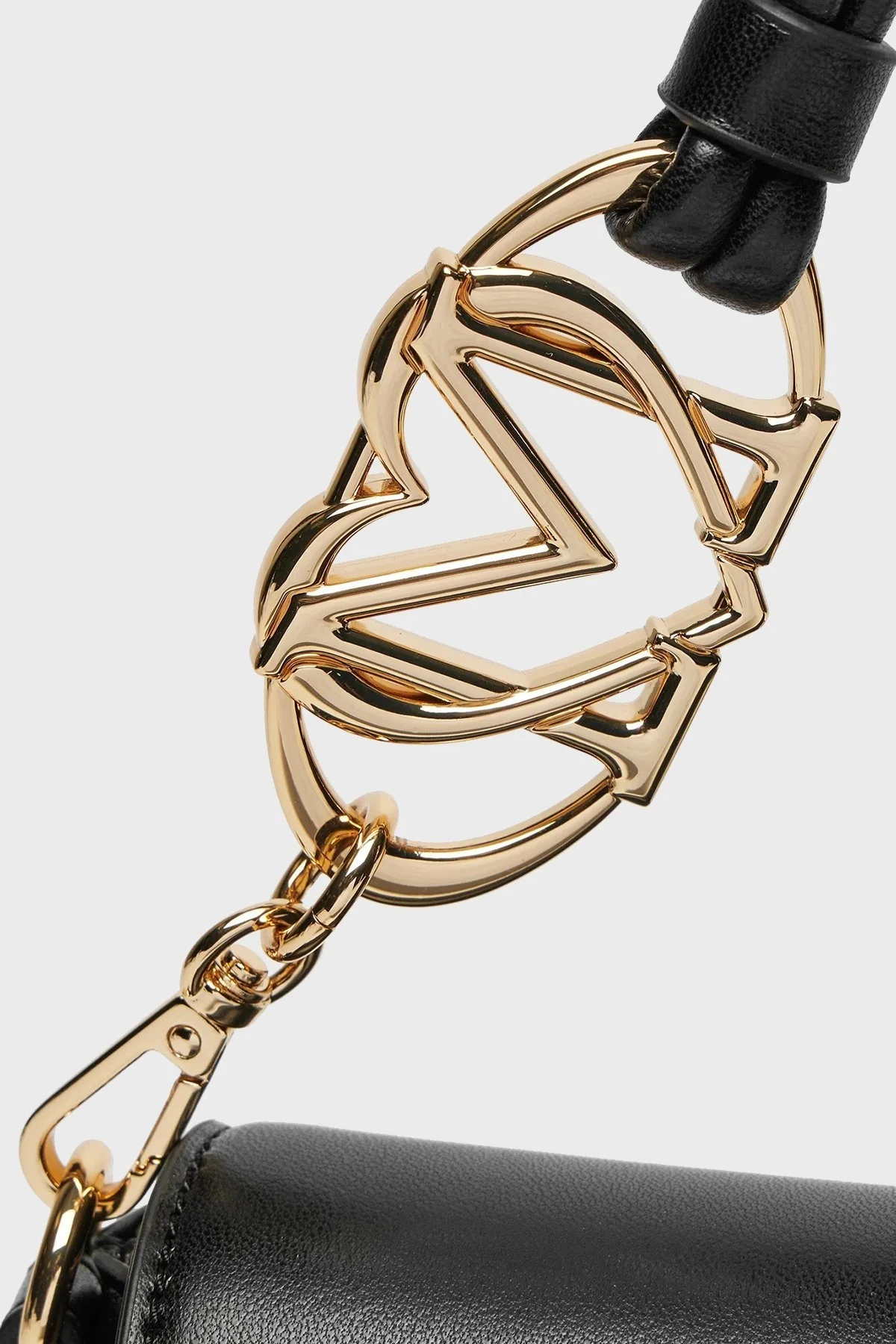 Love Moschino Logolu Çıkarılabilir Çift Askılı Bayan Çanta JC4049PP1MLF0000 SİYAH - 3