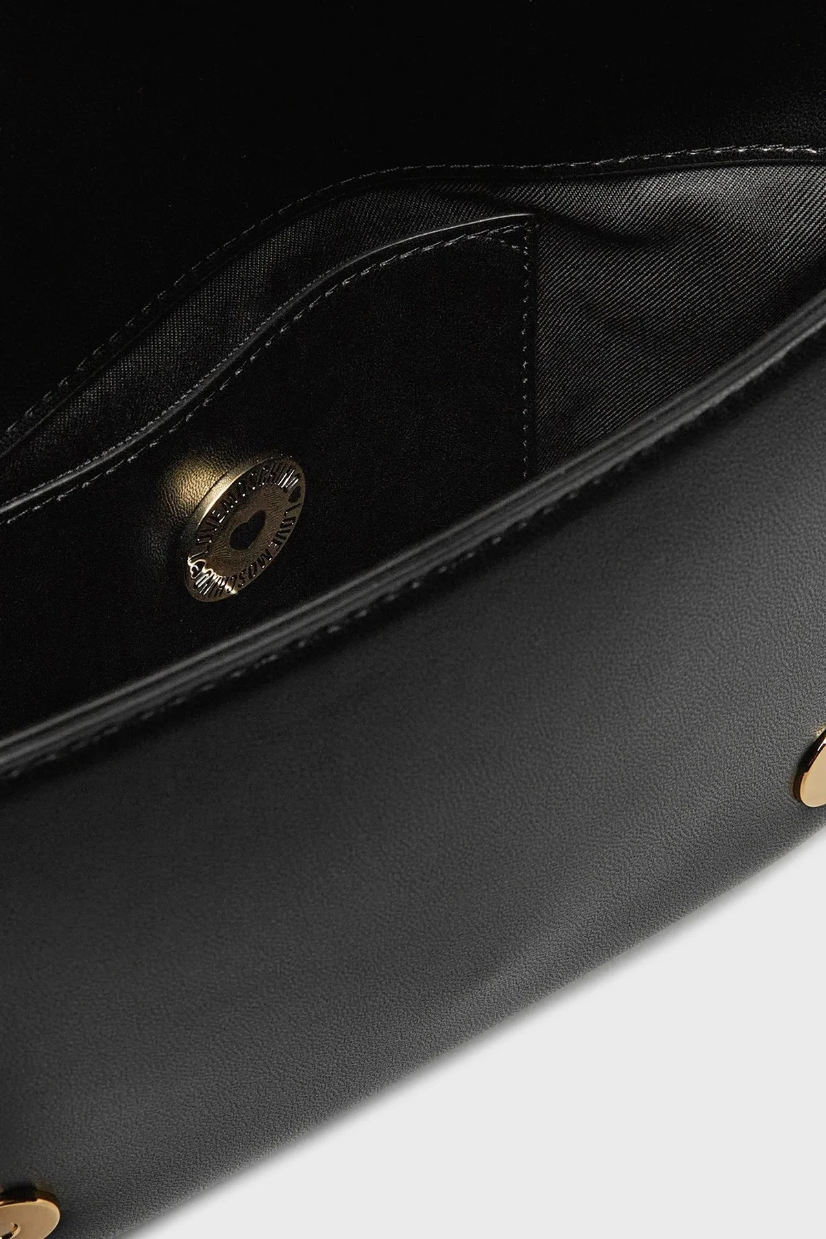 Love Moschino Logolu Çıkarılabilir Çift Askılı Bayan Çanta JC4049PP1MLF0000 SİYAH - 4