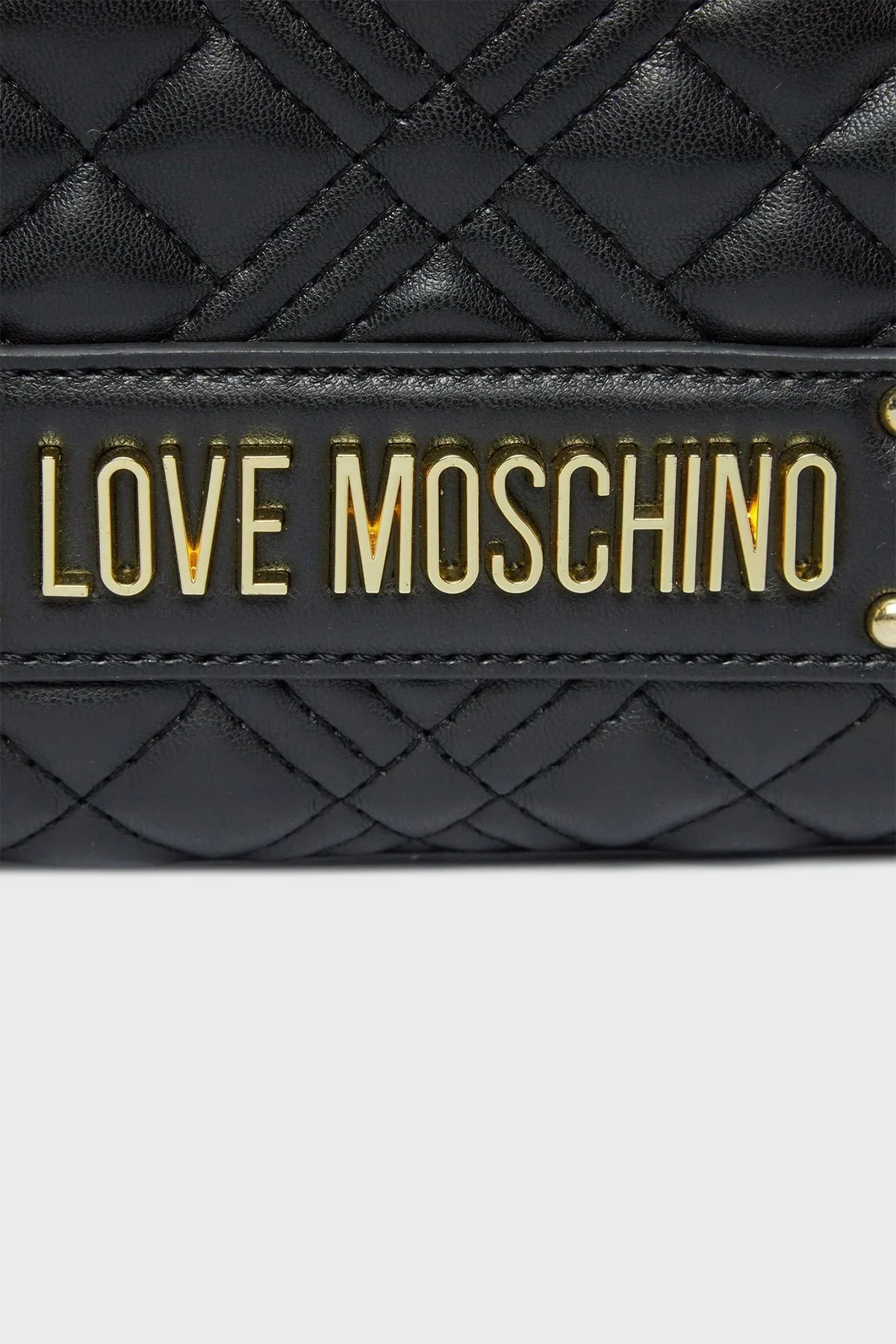 Love Moschino Logolu Çıkarılabilir Omuz Askılı Bayan Çanta JC4161PP0HLA0000 SİYAH - 2