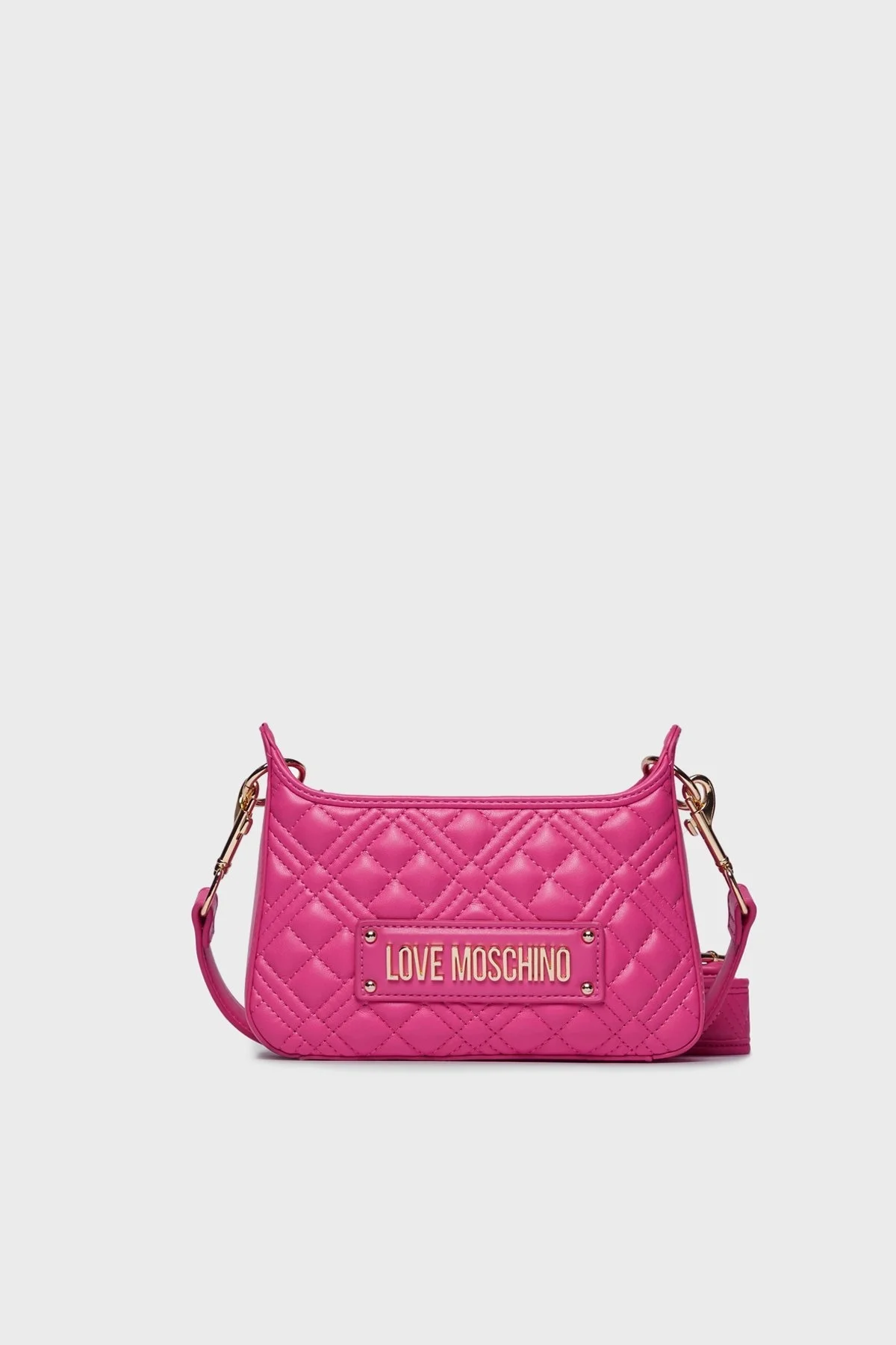Love Moschino Logolu Çıkarılabilir Omuz Askılı Bayan Çanta JC4161PP0HLA0604 FUŞYA - 1