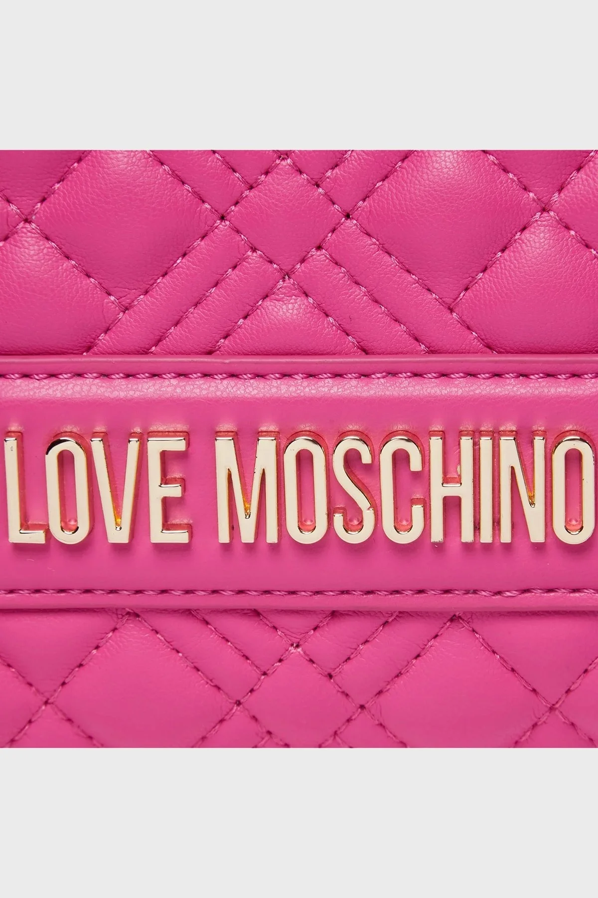 Love Moschino Logolu Çıkarılabilir Omuz Askılı Bayan Çanta JC4161PP0HLA0604 FUŞYA - 2