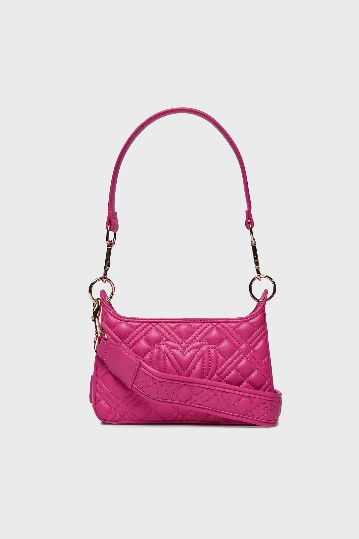 Love Moschino Logolu Çıkarılabilir Omuz Askılı Bayan Çanta JC4161PP0HLA0604 FUŞYA - 5