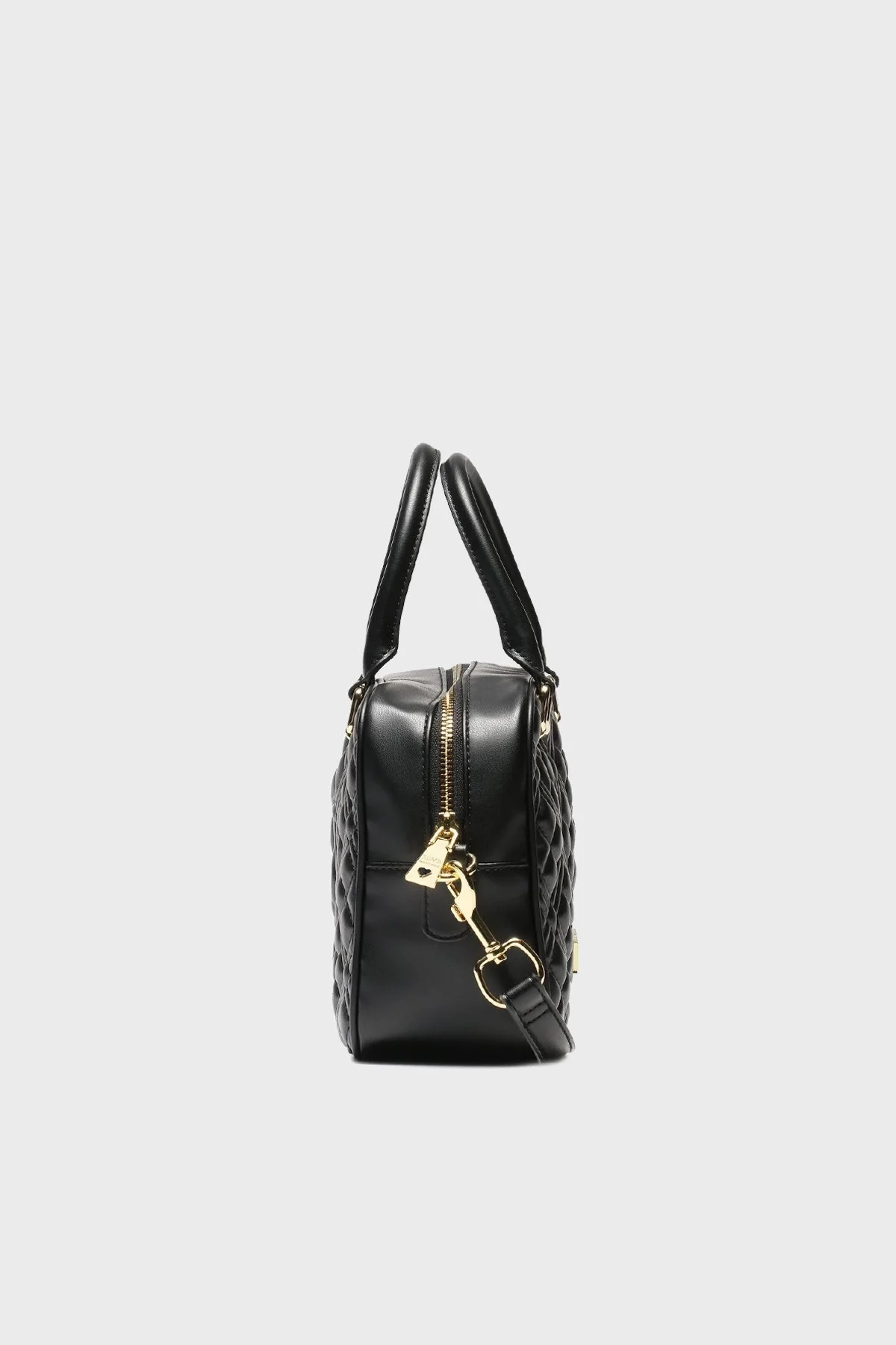Love Moschino Logolu Çıkarılabilir Omuz Askılı Kapitone Bayan Çanta JC4169PP0HLA0000 SİYAH - 3