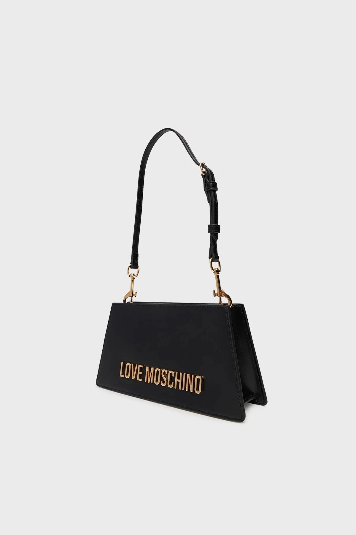 Love Moschino Logolu Çıkarılabilir Tutma Saplı Mini Bayan Çanta JC4095PP1NLL0000 SİYAH - 3